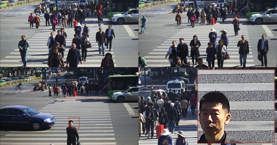 西安交警推「人臉識別2.0」將衝紅燈者公諸於世。網上圖片