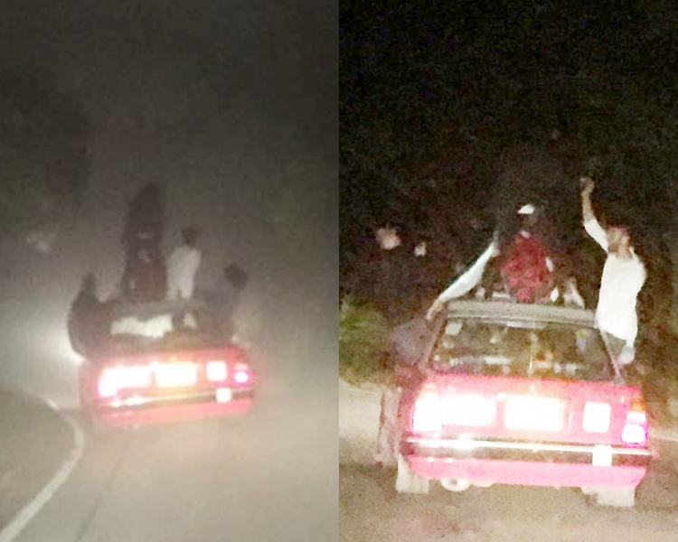 有網民笑言,情節如同撞鬼。