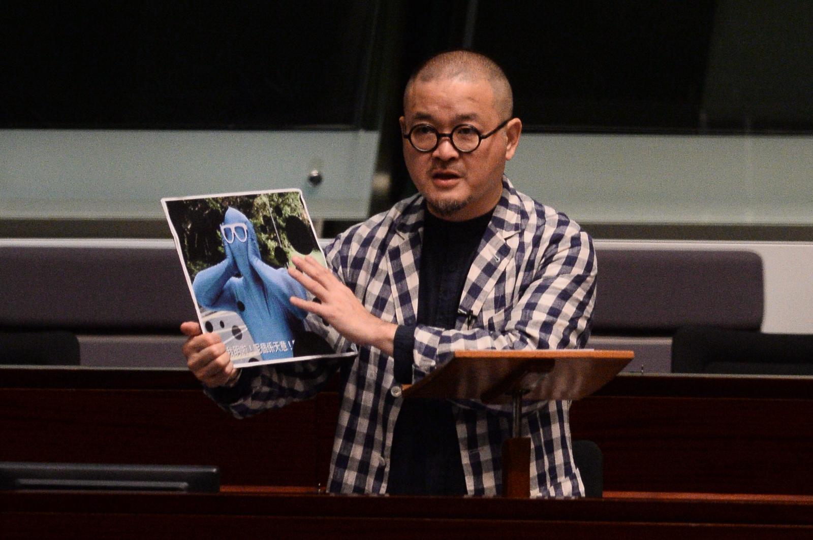 邵家臻表明會就致謝議案會投反對票 資料圖片