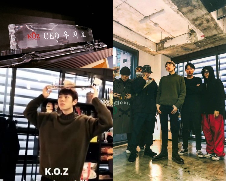Zico為當上CEO感自豪,他的FANXY CHILD兄弟也來祝賀。(ig圖片)
