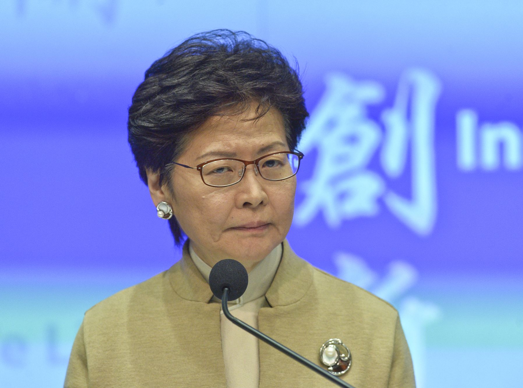 林鄭見泛民又惹人「妒忌」。資料圖片