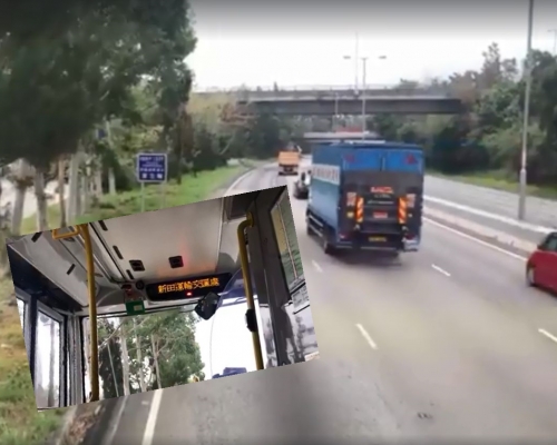 「行錯路」新田公路驚險倒車 女九巴車長涉危駕被捕