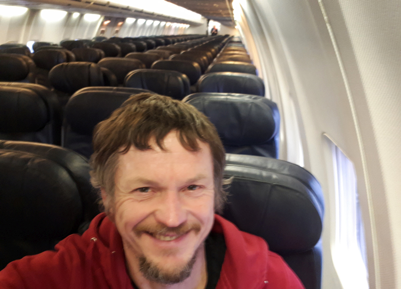 立陶宛男子乘坐飛機的時候驚訝地發現,整架波音737飛機上只有他一人。AP