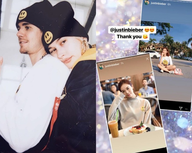 JB同老婆當然要捧自家品牌,楊秀惠的靚靚照都被JB睇中。(ig圖片)