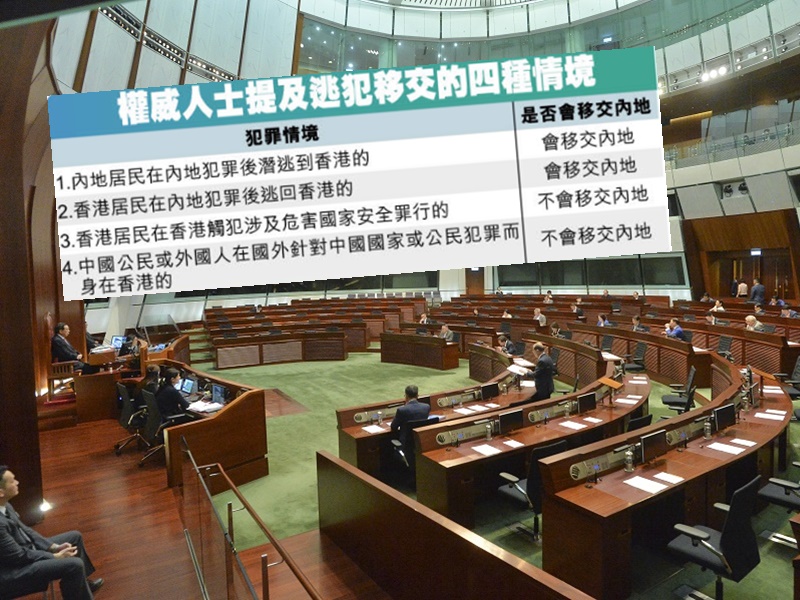 權威人士指在港危害國家安全不被引渡。