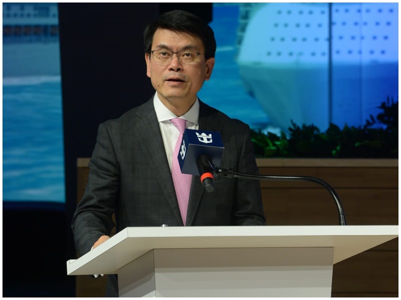 邱騰華相信新郵輪設施能吸引大灣區旅客來港。