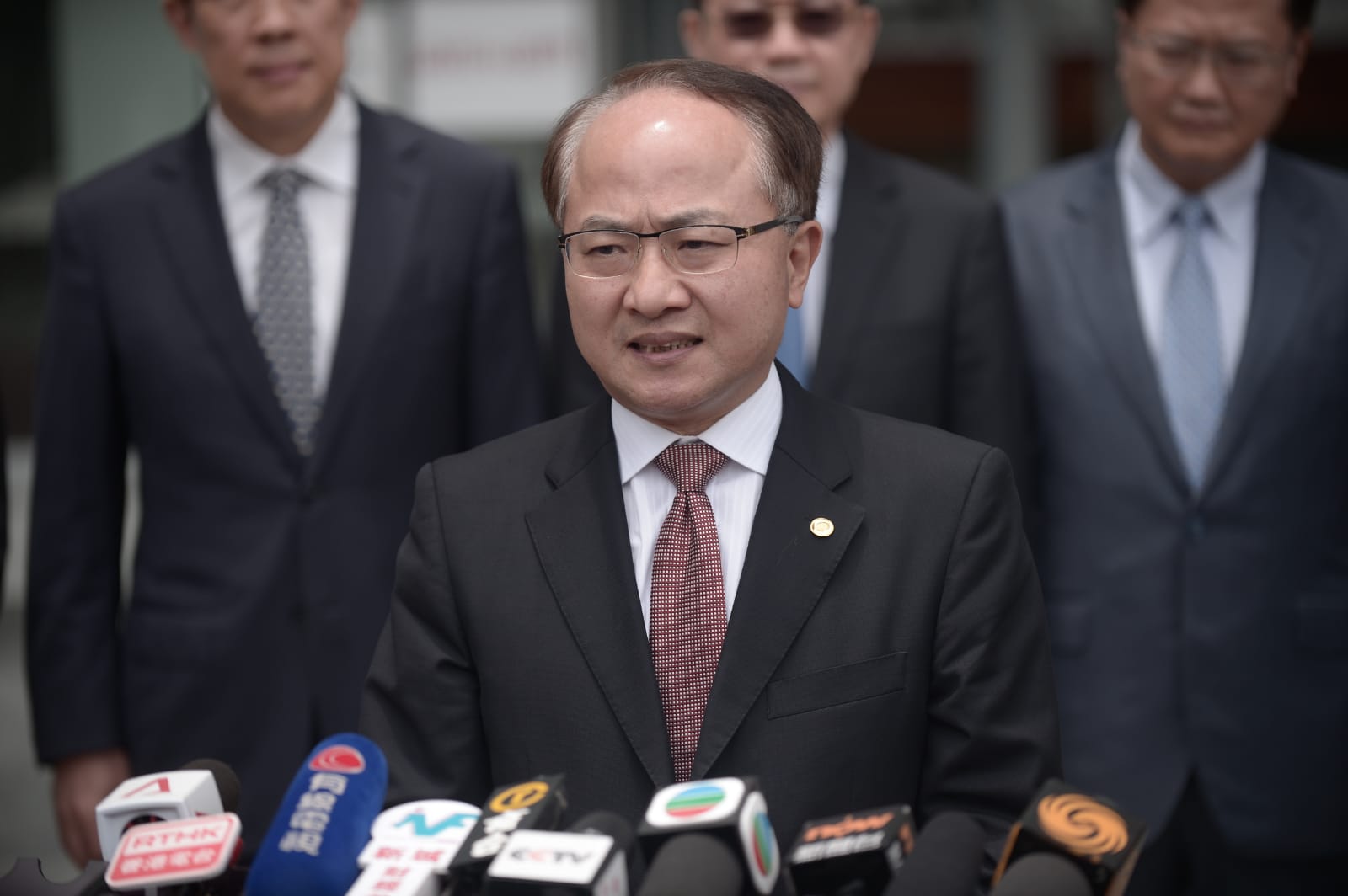 王志民批評示威者侮辱國家主權及安全,行徑十分惡劣,性質嚴重。