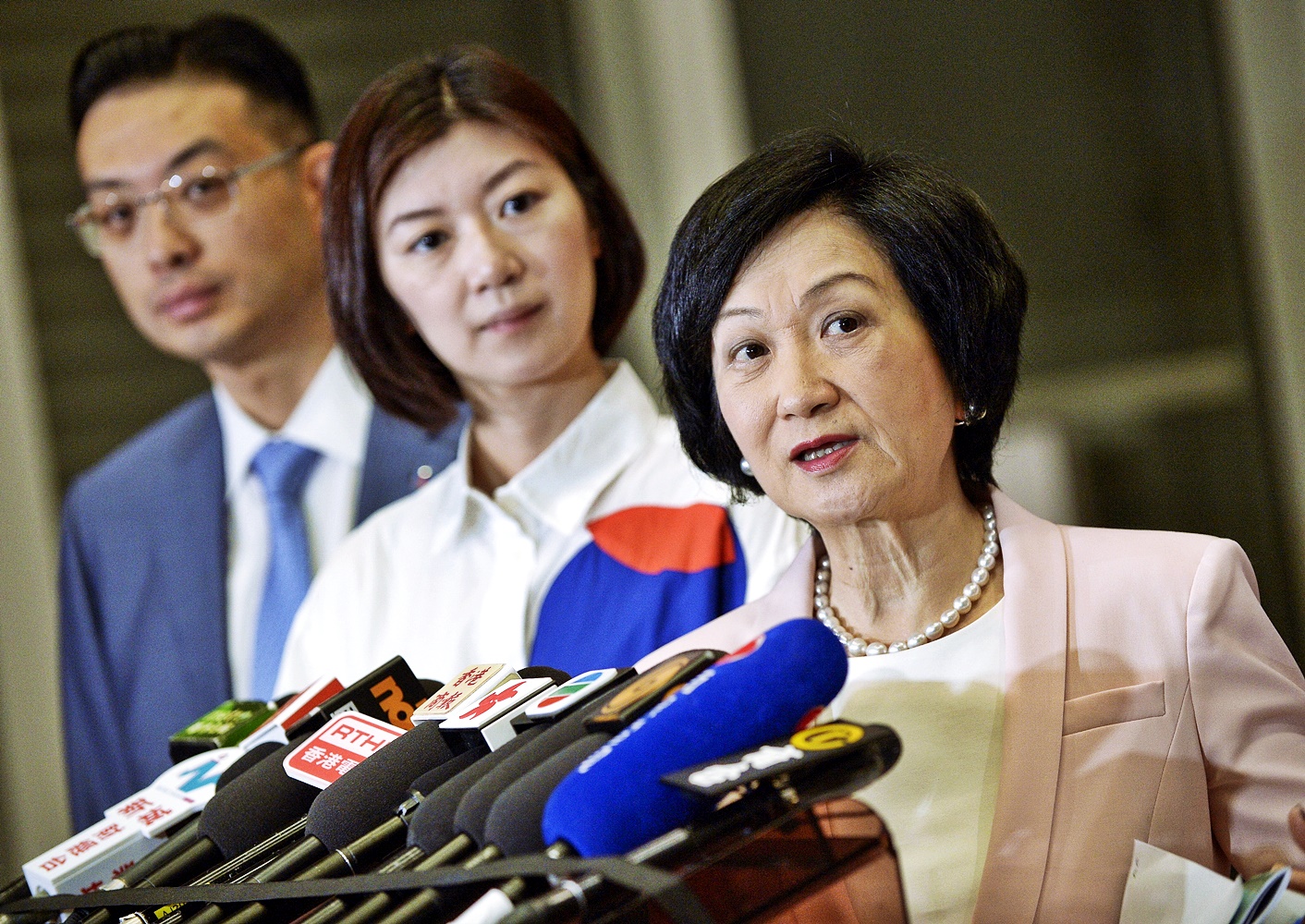 新民黨主席葉劉淑儀對林鄭提出的4大行動表示歡迎。資料圖片
