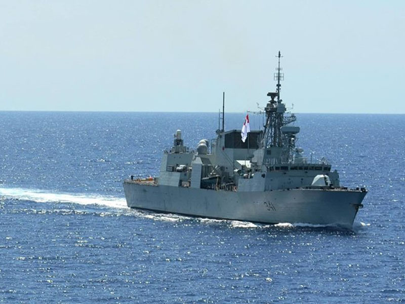 加拿大海軍哈利法克斯級巡防艦(Halifax-class Frigate)的渥太華號(FFH-341 Ottawa)。(網圖)