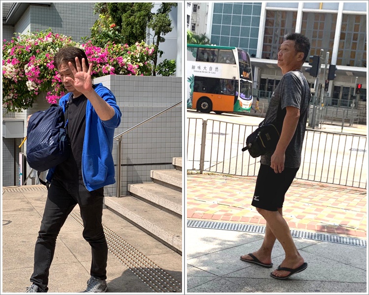 左為次被告連秉鎏,右為首被告陳木林。黃雅純攝