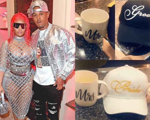 晒情侶咖啡杯和cap帽 Nicki Minaj宣布已婚