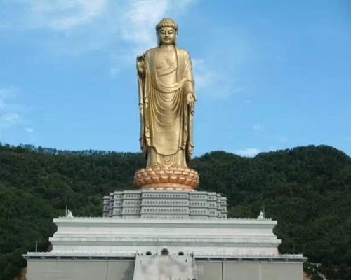 徐州殯儀館廢址上將建露天大佛 網民:感覺有點怪