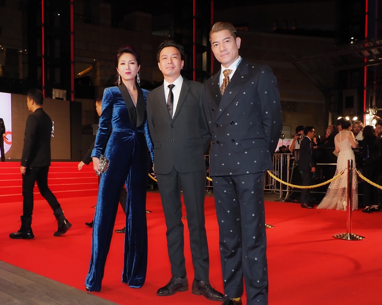 千嬅、城城與導演亮相東京電影節。