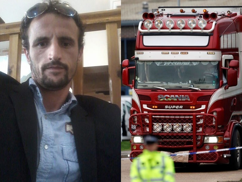 化名「Kace Kace」的阿爾巴尼亞人(見圖)表示39名死者就像抽中頭獎,只是「不走運」。(FB/AP)