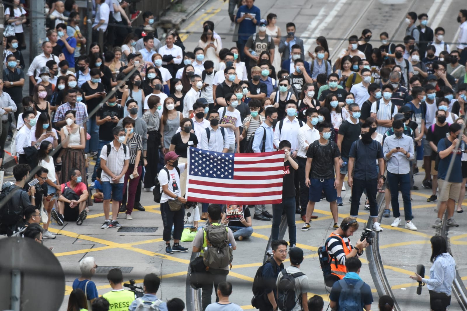 本港示威衝突不斷。資料圖片