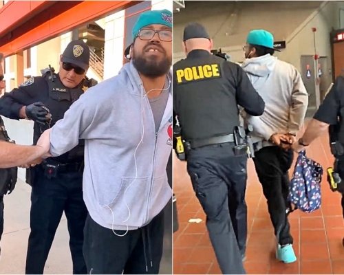 黑人月台吃三文治被鎖手銬 三藩市鐵路致歉