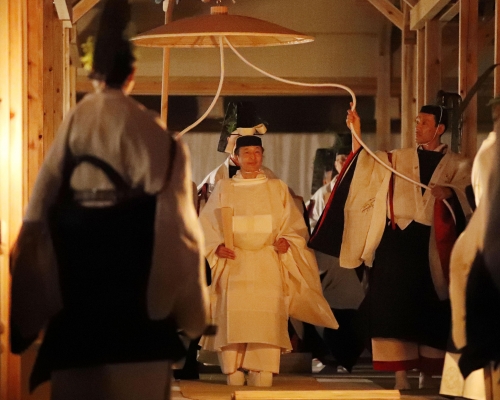日皇德仁登基儀式之一大嘗祭 富濃厚宗教及神秘色彩