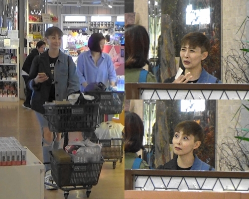 【頭條獨家】行超市撞到朋友好興奮 湯盈盈吹水勁多表情