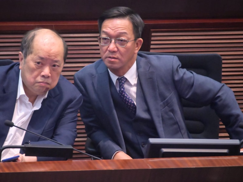 鄉議局主席劉業強(右)當選政制事務委員會副主席。