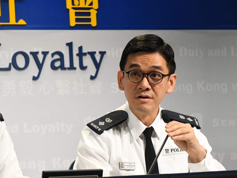 警察公共關係科高級警司(媒體聯絡及傳訊)江永祥。