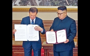 金正恩將南下訪問首爾 文金簽署《平壤共同宣言》