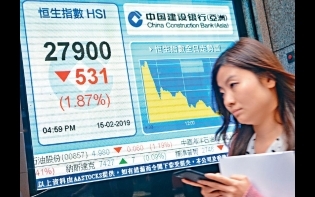 中美貿談吹暖風 杜指勁升 港股料高開叩28000關
