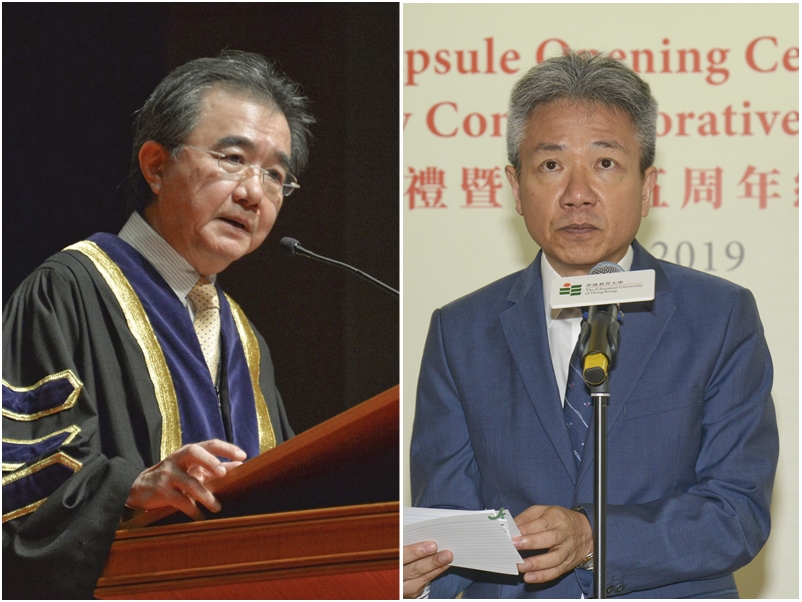 錢大康(左)、張仁良(右)。資料圖片