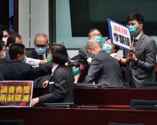 【國歌法】立會第二日辯論 朱凱廸陳志全被逐