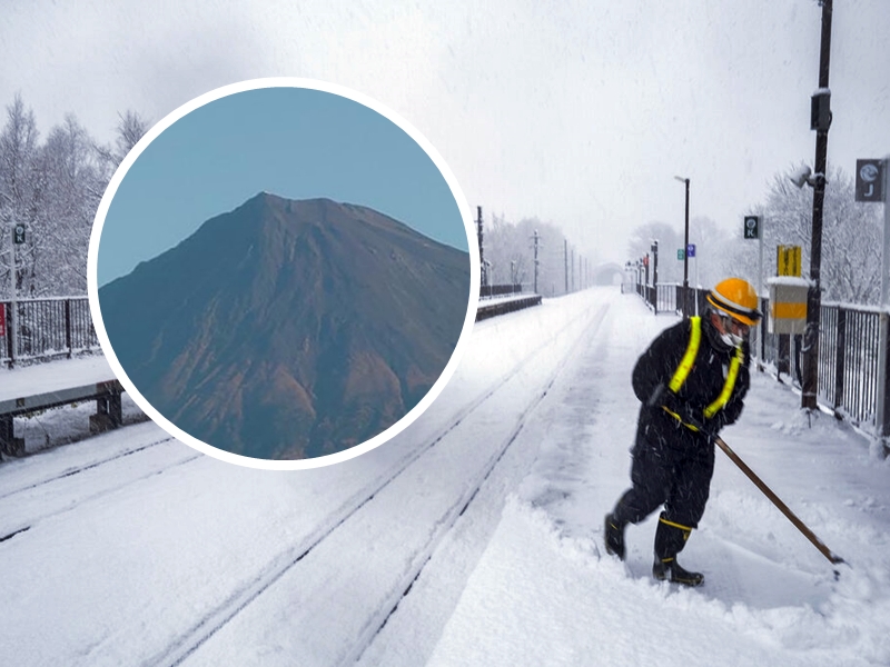 富士山冬日無積雪日本網民憂會有地震或火山爆發 頭條日報