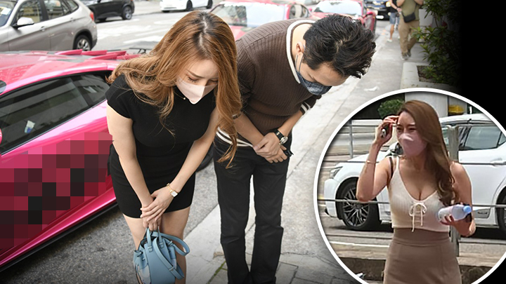 揸林寶堅尼第一城被鎖車否認賣廣告性感女 封胸 贖車鞠躬道歉 頭條日報