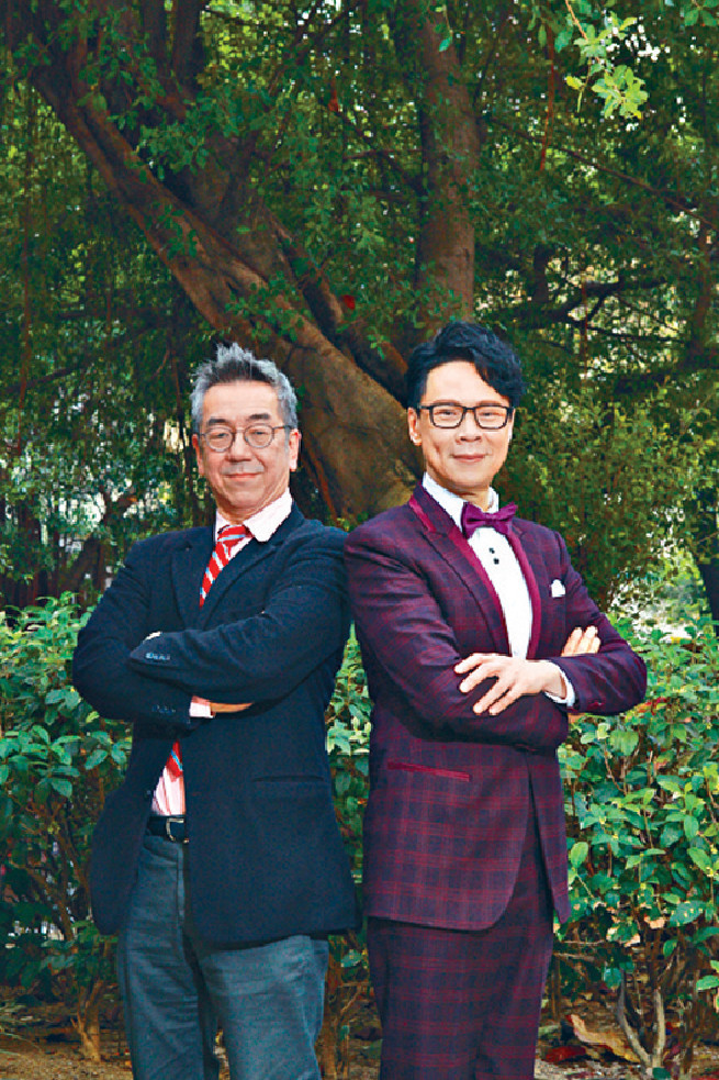 ﻿■陳志雲（右）和陶傑（左）今次為ATV主持有份量的節目。