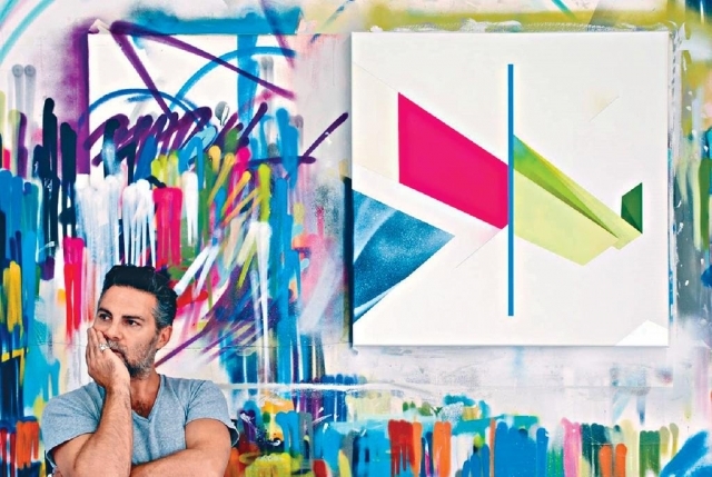 ■遲啲鰂魚涌站亦可見到英國藝術家Remi Rough嘅幾何壁畫。