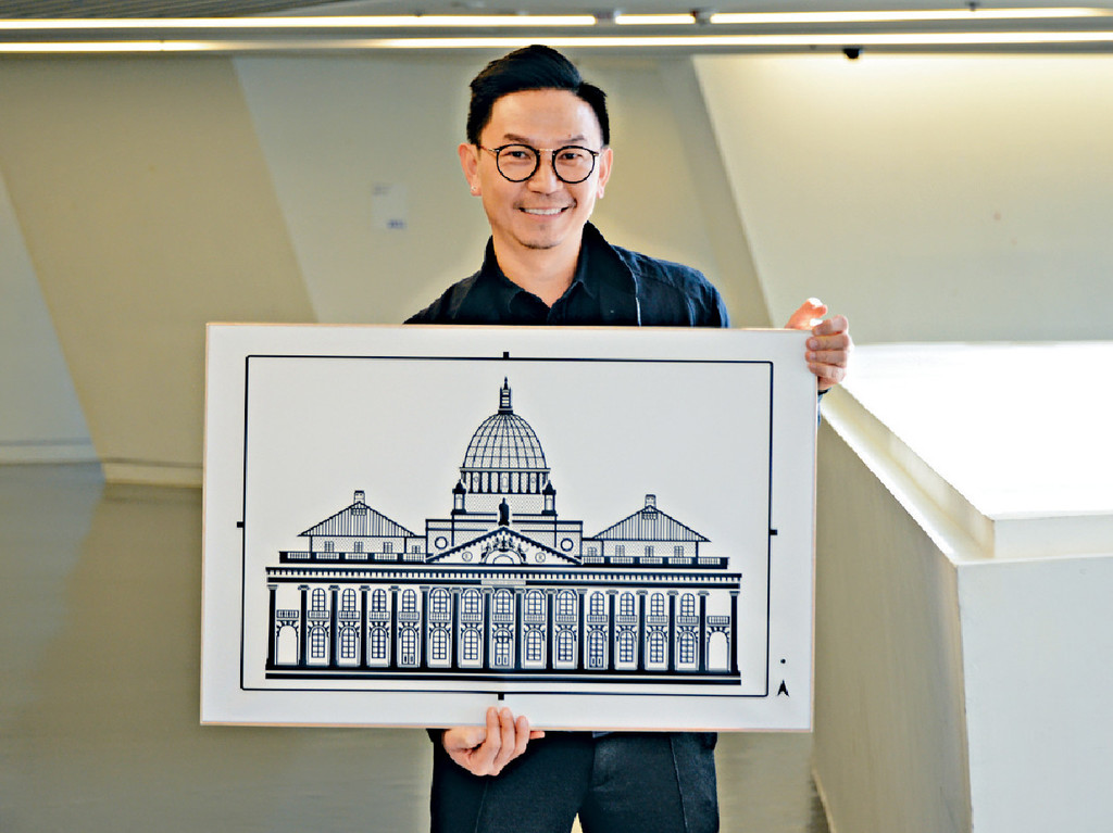 ﻿■馬來西亞籍華人設計師Rico把一系列香港特色融入觸覺繪畫，並將於下周二展出。