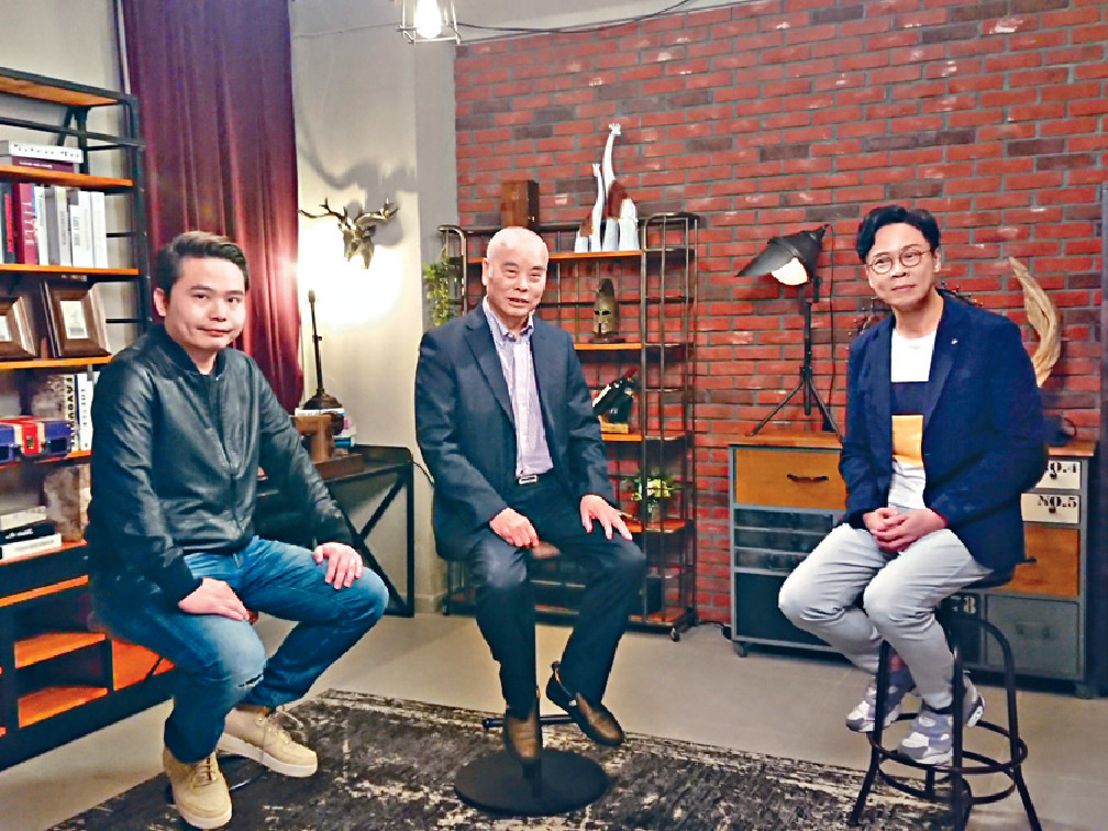 ﻿■（左起）導演歐文傑和洪祖星曾上陳志雲節目《志雲拆局》談港產片前景。