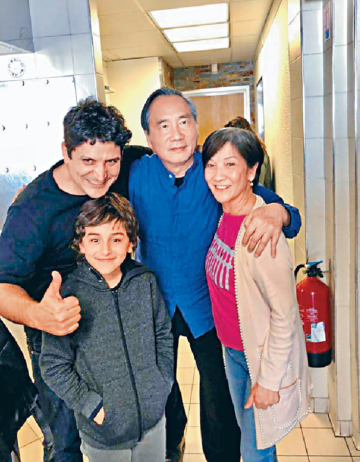 ﻿■跟大廚Mauro和他的兒子合照。