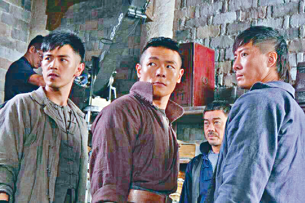 ﻿■馬志威（左）16年曾拍電影《危城》，有不少動作場面。