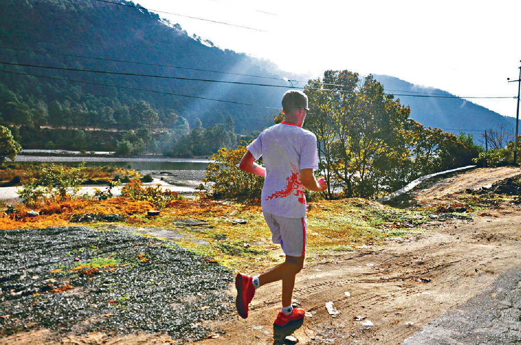 ﻿■不丹馬拉松比賽路線充滿挑戰。