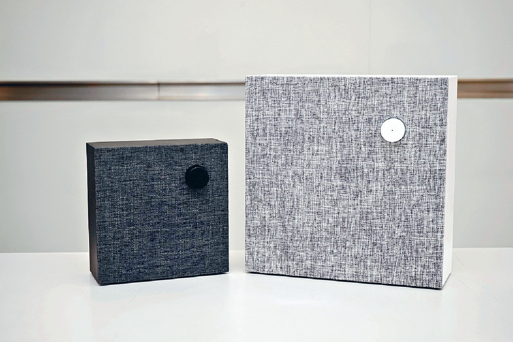﻿■ENEBY 20（左）及ENEBY 30（右）音箱採用正方形設計，外觀貫徹IKEA簡約風格。