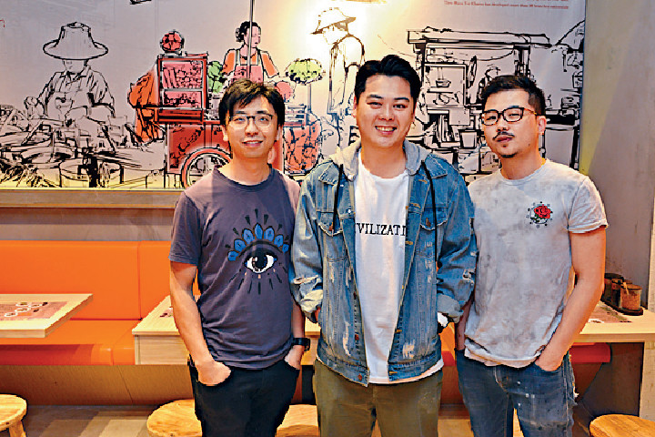 ﻿■船皇香港店三位老闆（左起）Chris、Terrance及Andy。