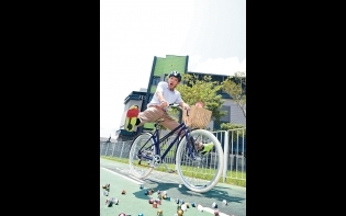 咖啡粉囊再造 變身環保單車