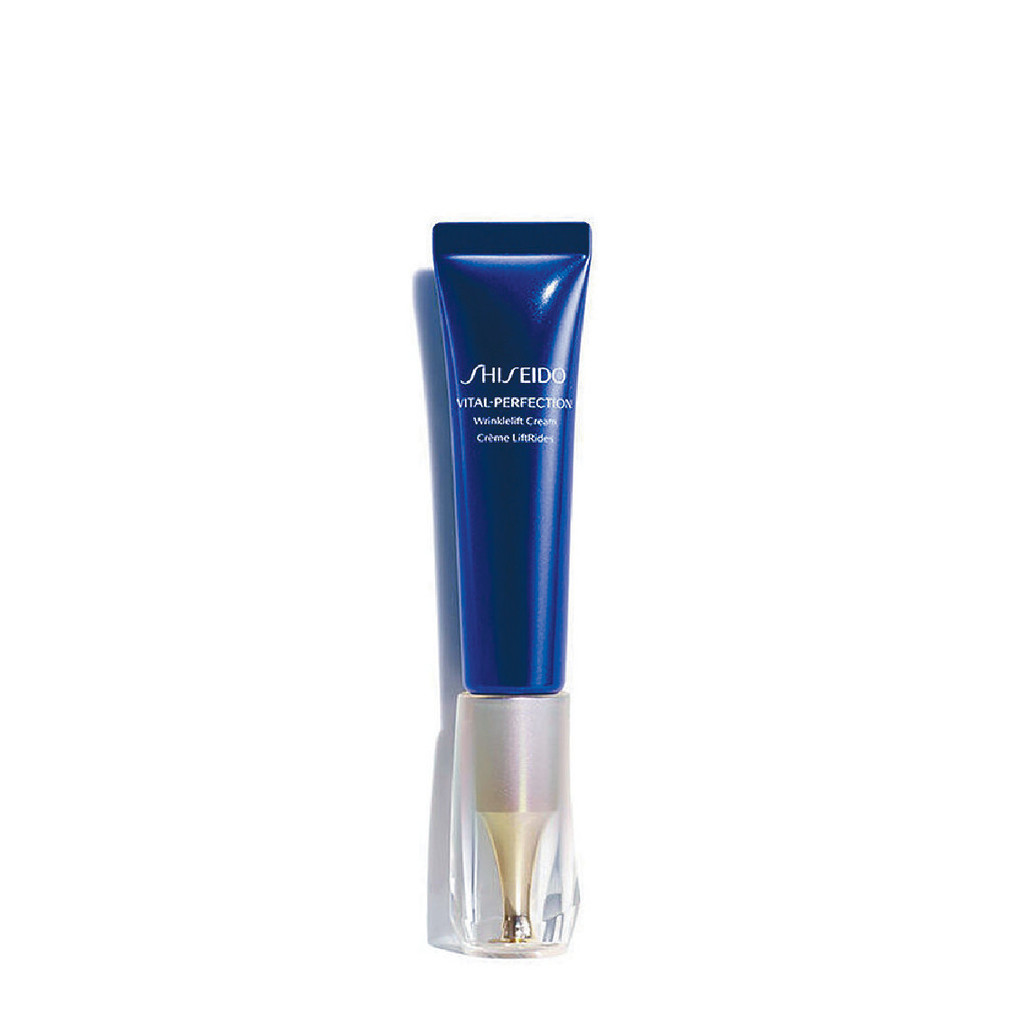 Shiseido 雙效抗皺修護乳霜p/　　 $780p/　　可助改善鬆弛的肌膚，可塗於全面，或針對性地塗於紋理位置，適合成熟肌膚。