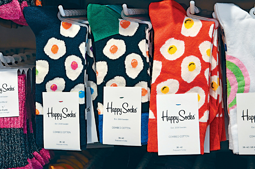 ﻿■Happy Socks將瑞典設計創意延伸至日常生活，亦會不定期推出限量款式。