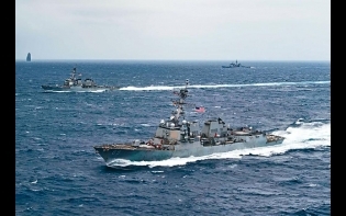 美軍艦疑非法闖西沙領海 中方指責挑釁行為 將高度戒備