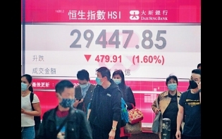 「北水」大減港股挫479點