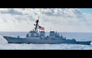 解放軍指美方刻意破壞地區和平 美驅逐艦再通過台海峽