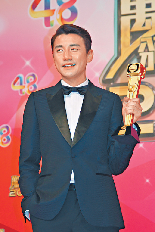 ﻿一直被捧
■洪永城過檔TVB備受力捧，2015年攞埋「飛躍進步男藝員」獎。