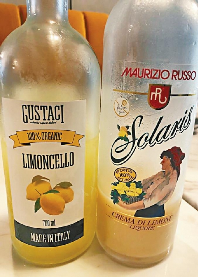 兩款Limoncello檸檬酒
