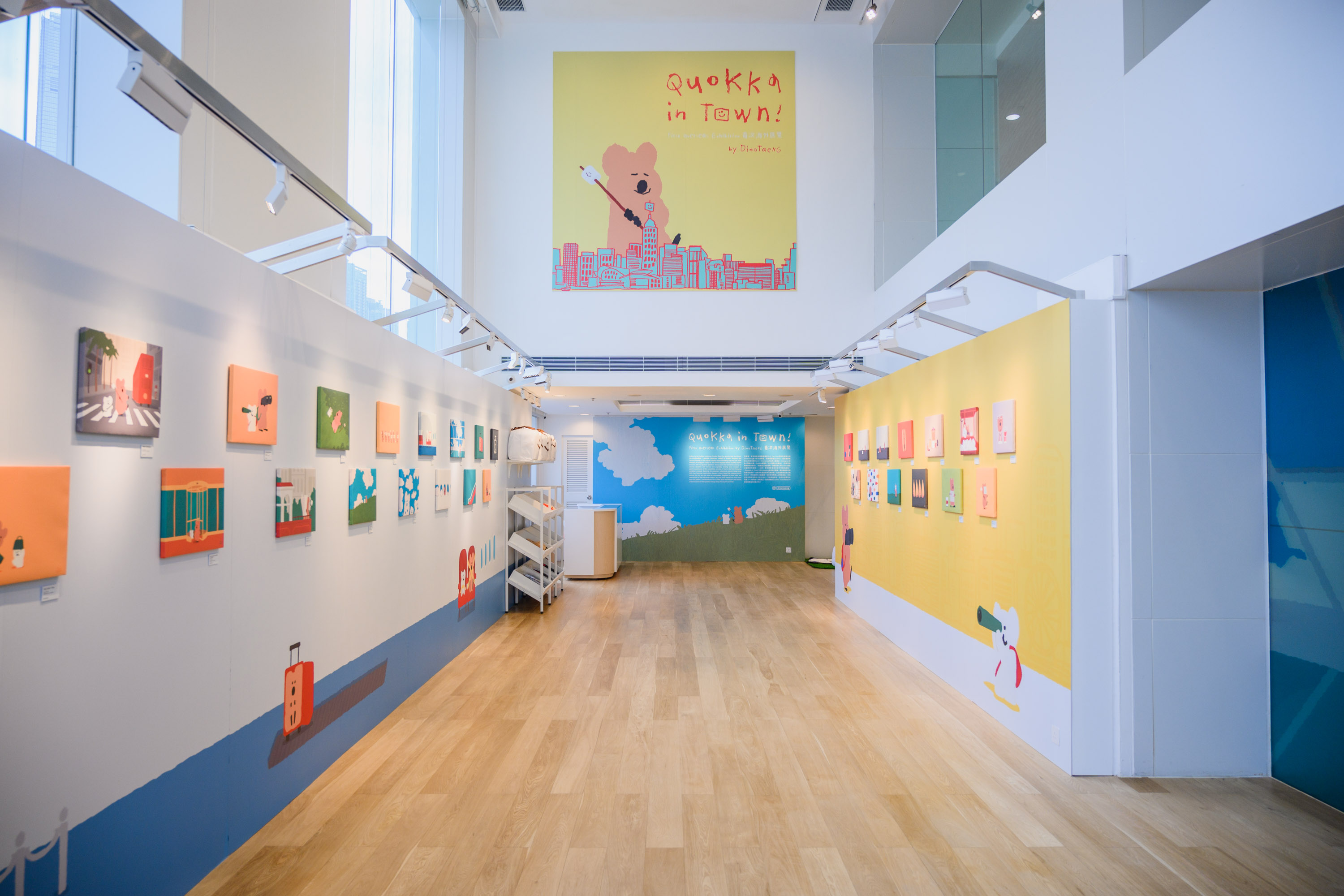 巧打耳 韓國dinotaeng於海港城 美術館辦首個海外展覽短尾矮袋鼠quokka與可愛好友趣遊香港逾百款精品同場出售