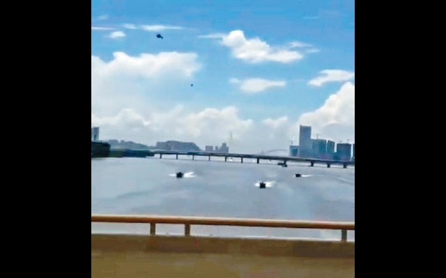 公安五月曾派直升機 嚴打私梟快艇 中港將聯手行動 揪出撞警艇兇手