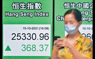 科網車股領漲 港股重上二萬五